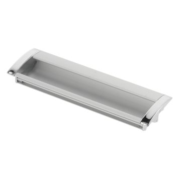 Maner ingropat WPB326, aluminiu cromat, L 140 mm, 128 mm