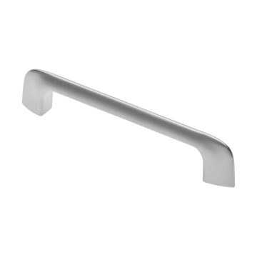 Maner Milano din zamac, finisaj aluminiu, L 146 mm, 128 mm