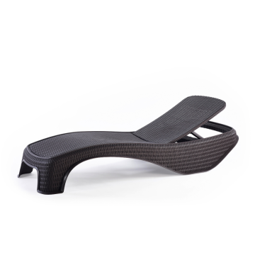 Sezlong gradina, Keter Atlantic, plastic, 197 x 74 x 36 cm, maro