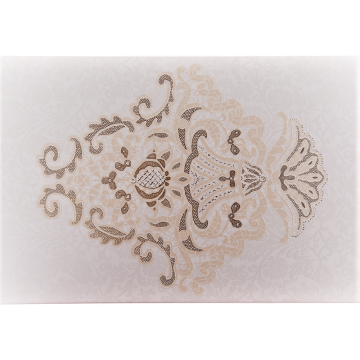 Faianta decorativa interior Organza 4, alb, 27.5 x 40 cm