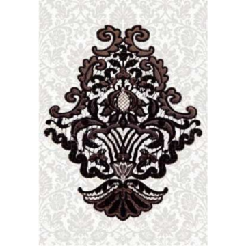 Faianta decorativa interior Organza 5, negru, 27.5 x 40 cm
