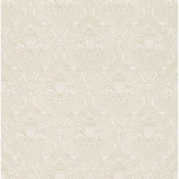 Tapet hartie Rasch Best Of 147919, alb, model vegetal, 10 x 0.53 m