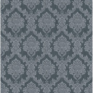 Tapet hartie Rasch Best Of 147933, gri, model vegetal, 10 x 0.53 m