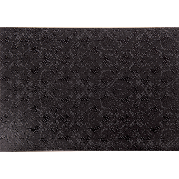 Faianta baie Organza, negru, mat, model, 40 x 27.5 cm