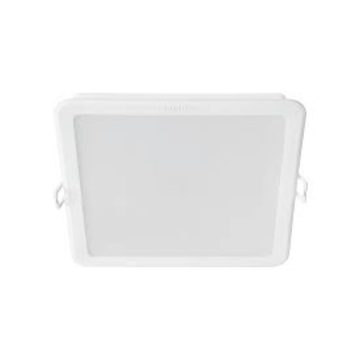 Spot patrat LED integrat Philips Meson, 16,5 W, 1200 lm, A+, IP20, lumina alba calda, 16.5 cm