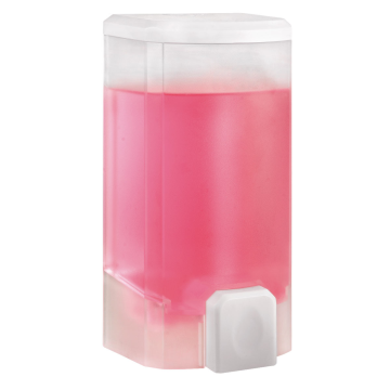 Dozator sapun Ferro 69086.P, plastic, transparent, 500 ml