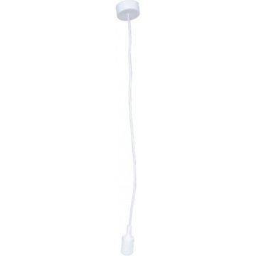 Pendul Silicone, 1 x E14, 60W, 74 x 10 x 10 cm, alb