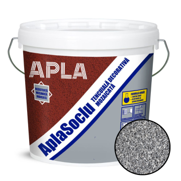 Tencuiala decorativa mozaicata Apla Soclu, interior/exterior, opal, 24 kg