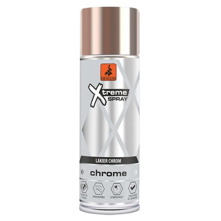 Vopsea spray de tip lac decorativ Dragon Xtreme Crom