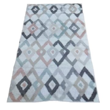 Covor modern New Wave 277, polipropilena heat set, bej, 60 x 110 cm