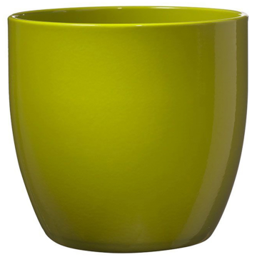 Masca ghiveci SK Basel, ceramica, verde fistic, 1.446 kg, diametru 19 cm, 18 cm