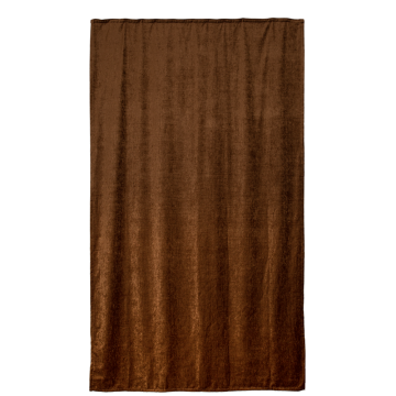 Draperie Sndeco, model 8135/3926, 100% poliester, maro ciocolatiu, 140 x 245 cm