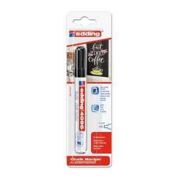 Marker pentru sticla Edding 4095, varf 2-3 mm, alb