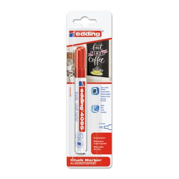 Marker pentru sticla Edding 4095, varf 2-3 mm, rosu