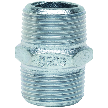 Niplu Gebo, fonta zincata, 2 inch