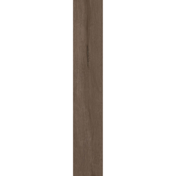 Gresie portelanata interior-exterior Kai Ceramics Pine, brown, aspect de parchet, finisaj mat, 20,4 x 120,4 cm