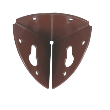 Coltar universal pentru mobila, maro, 37 mm