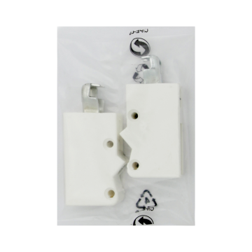 Dispozitive pentru suspendarea corpurilor de mobilier, alb, set 2 bucati