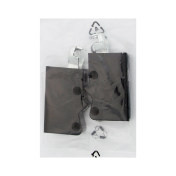Dispozitive Manart pentru suspendarea corpurilor de mobilier, negre, set 2 bucati