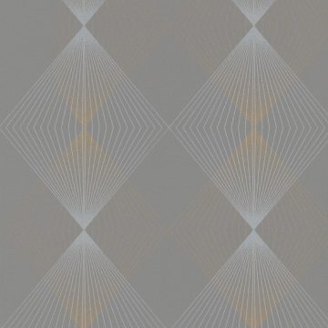 Tapet modern Erisman 1008510 3D, vinil, aspect geometric, gri, argintiu, 0.53 x 10m