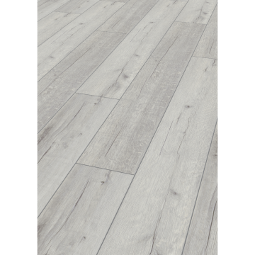 Parchet laminat 12 mm Kronotex Stejar Rip Alb 3181, nuanta deschisa, clasa de trafic 33, click, 1375 x 188 mm