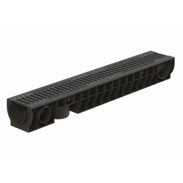 Rigola cu gratar Standart Park, clasa C250, polipropilena, 100 x 16 x 12 cm