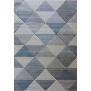 Covor dreptunghiular Soho 1603-16811, gri, polipropilena, 80 x 150 cm