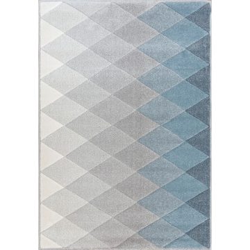 Covor dreptunghiular Soho 1944 – 16811, gri, polipropilena, 80 x 150 cm