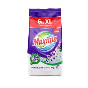 Detergent pudra Sano Spring Flowers, 60 spalari, 6 kg