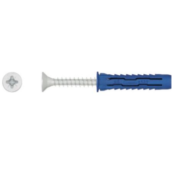 Diblu universal premium cu surub RawlPlug, 6 x 30 mm, 30 buc
