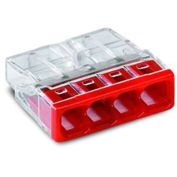 Clema 2273-204 Wago Leg Push 5P, 0.5-2.5 mmp, alb, 100 bucati/set