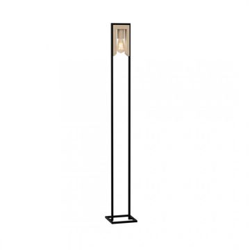 Lampa de podea Vincenzo, lemn, bej, 1 x E27, 60W, H 150 cm