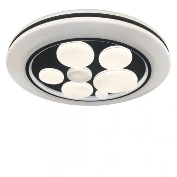 Plafoniera Bubbles 61952, metal, 1 x LED , 48 W, alb/gri, 49 cm