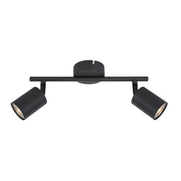 Spot luminos Spike, LED, 2 x GU10, metal, negru, 30 cm