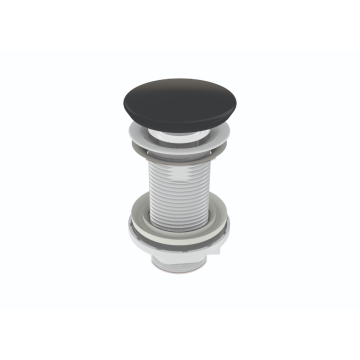 Ventil lavoar Wirquin Quick-Clack, fara preaplin, ABS/ceramica, negru, diametru 1 1/4 inch