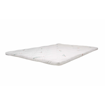 Topper saltea 140 x 200 x 5 cm Minet Hypoallergenic Med, ortopedic, antialergenic, husa lavabila