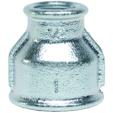 Mufa redusa Gebo, filet interior-interior, fonta zincata, 2 x 5/4