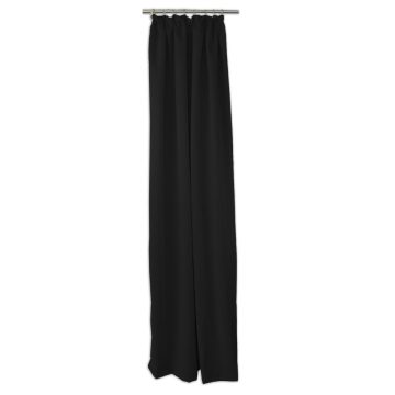 Draperie Verdunk 2250-15, 100% poliester, neagra, 145 x 245 cm