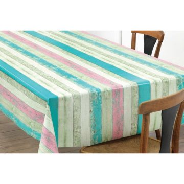 Fata de masa, model lemn, pvc, multicolor, 140 cm