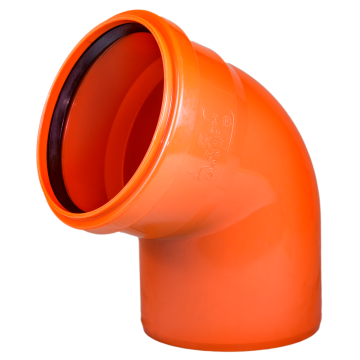 Cot PVC canalizare exterioara Valplast, diametru 160 mm, 30 grade