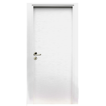 Usa interior plina, Fantezie alba, dreapta, 205 x 76 x 4 cm cu toc