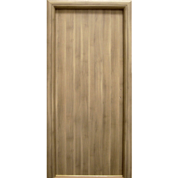 Usa interior plina, Gri 760, stanga, 202 x 76 x 4 cm cu toc