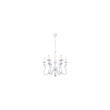 Aplica Impress Klausen, metal, 6 X E14, 40 W, alb