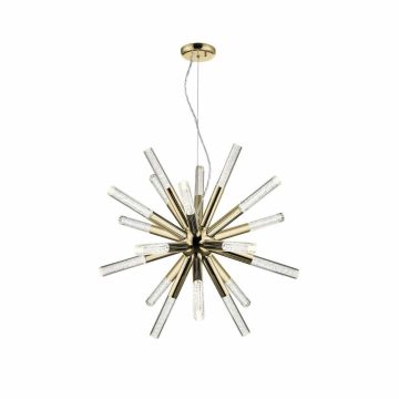 Suspensie Klausen Eirene 18, 18 X LED, 90 W, auriu