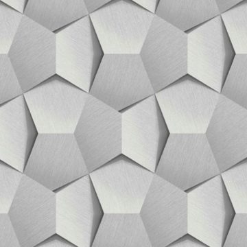 Tapet vinil Grandeco Tempo A54604, model 3D, modern, 10 x 0.53 m