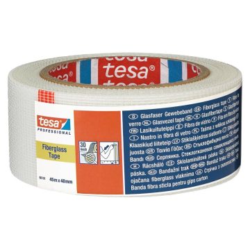 Banda autoadeziva Tesa, pentru imbinare, fibra de sticla, 45 m x 48 mm