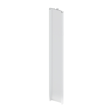 Profil vertical central Gola 8111, aluminiu, alb, 4.5 m