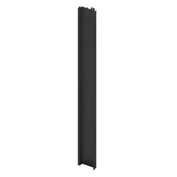 Profil aluminiu Gola Scilm, negru, vertical, 48 mm x 4.5 m
