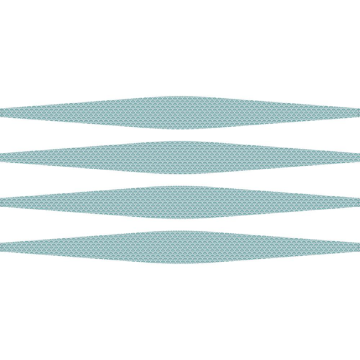 Faianta baie rectificata Stripes, multicolor, lucios, model, 60 x 30 cm