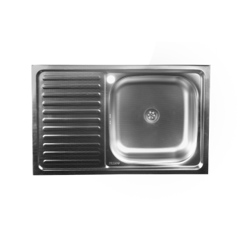 Chiuveta bucatarie Freddo SN7001D, inox, 1 cuva dreapta, 800 x 500 mm